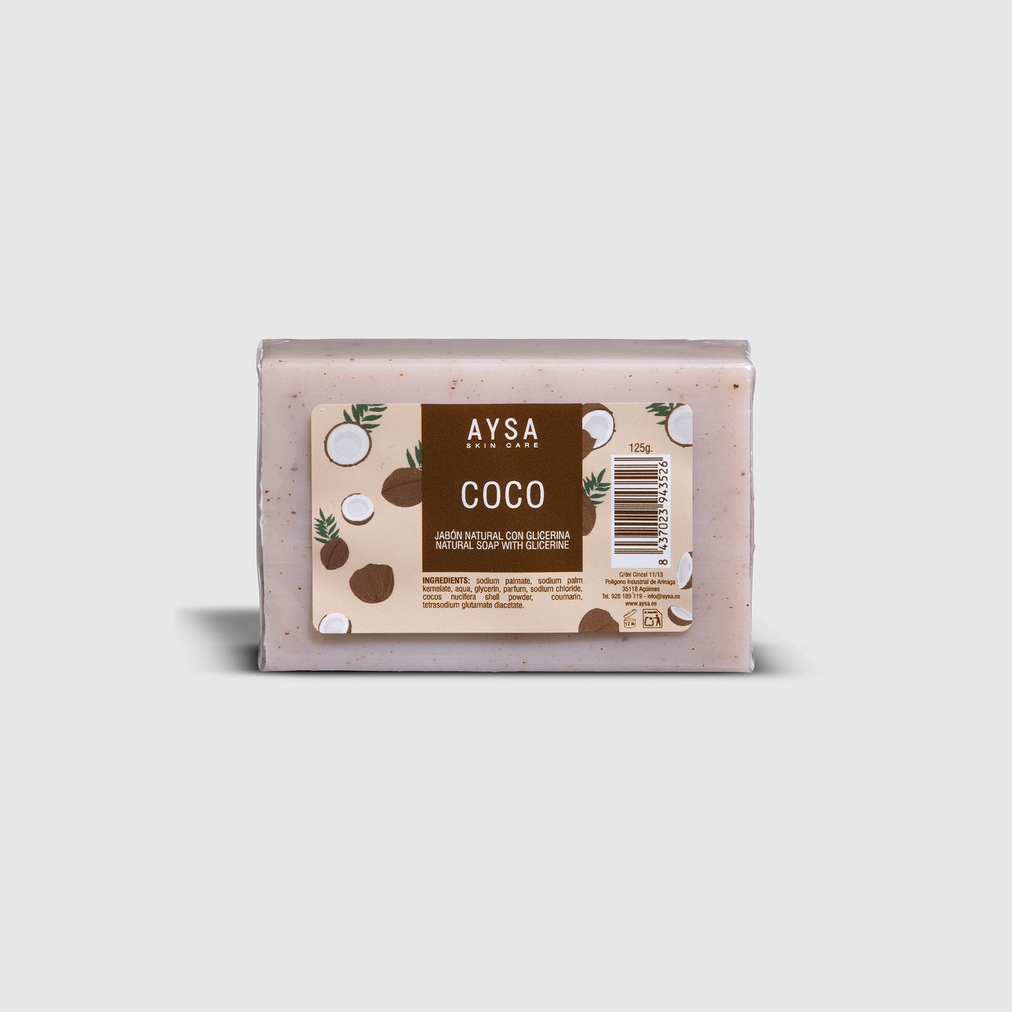 JABÓN NATURAL DE COCO