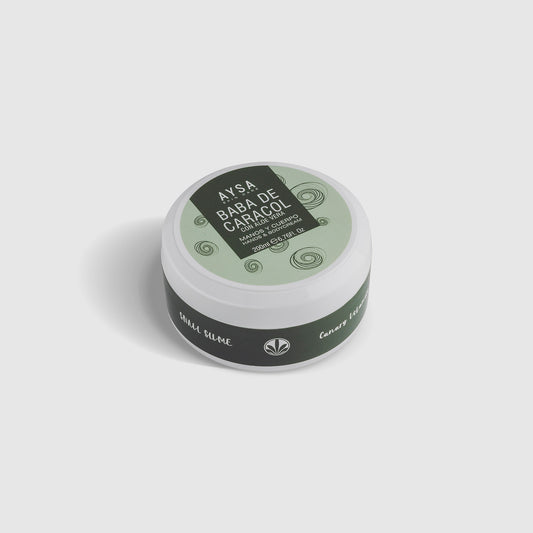 Hand, face and body cream with snail slime and aloe vera