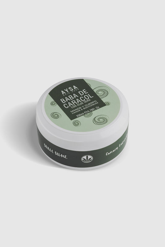 Hand-, Gesichts- und Körpercreme mit Schneckenschleim und Aloe Vera