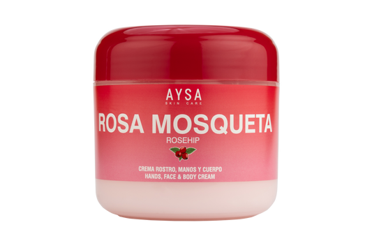 CREMA HIDRATANTE DE ROSA MOSQUETA MANOS, ROSTRO Y CUERPO