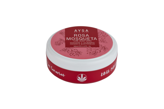 CREMA MANOS,ROSTRO Y CUERPO DE ROSA MOSQUETA CON ALOE VERA