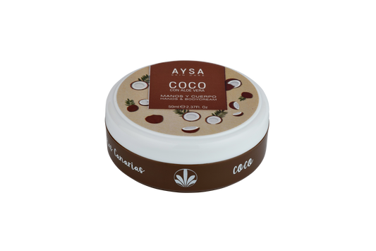 CREMA MANOS,ROSTRO Y CUERPO DE COCO CON ALOE VERA
