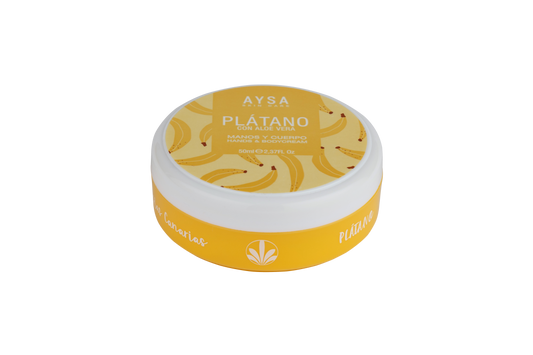 CREMA MANOS,ROSTRO Y CUERPO DE PLÁTANO CON ALOE VERA
