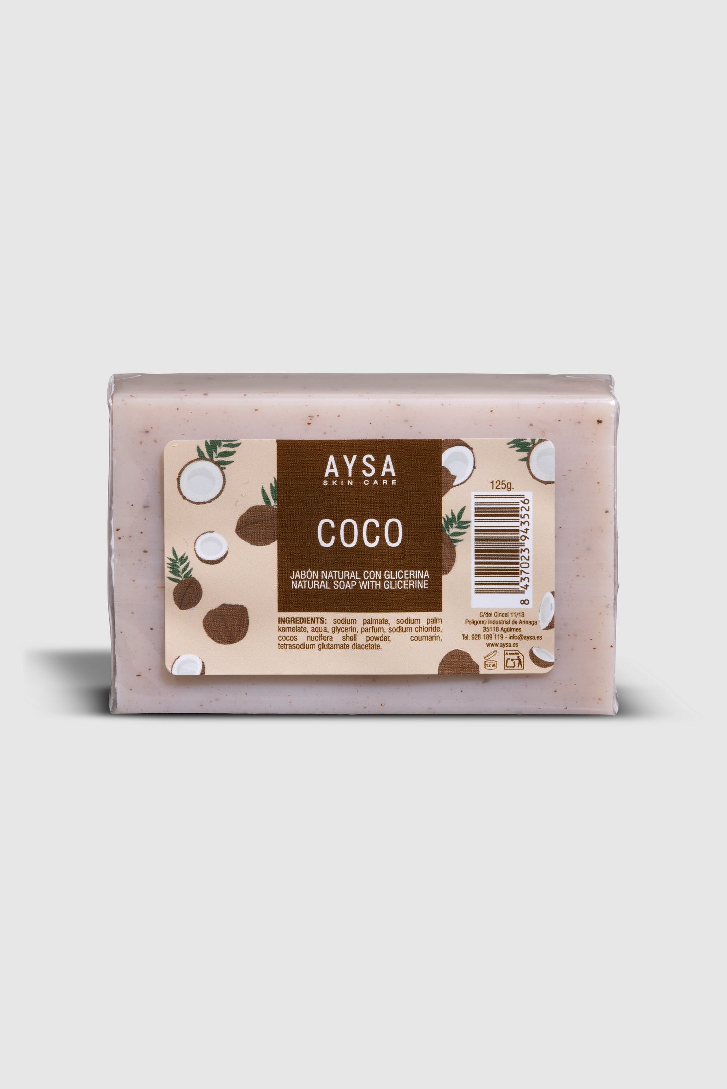 JABÓN NATURAL DE COCO