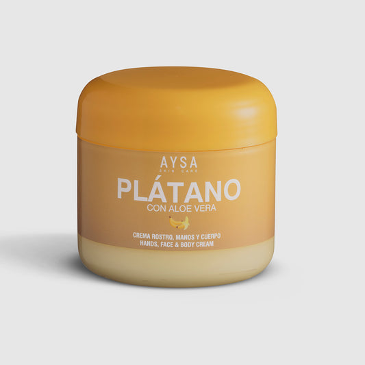 Banana and Aloe Vera Moisturizing Hand, Face and Body Cream