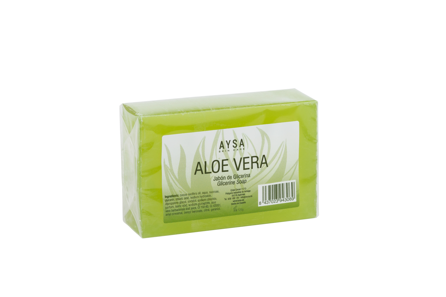 JABÓN GLICERINA ALOE VERA