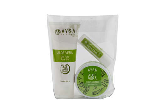 PACK GEL PURO, CREMA Y LABIAL ALOE VERA