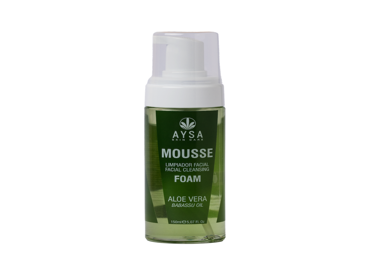 MOUSSE LIMPIADOR FACIAL DE ALOE VERA CON ACEITE DE BABASSÚ